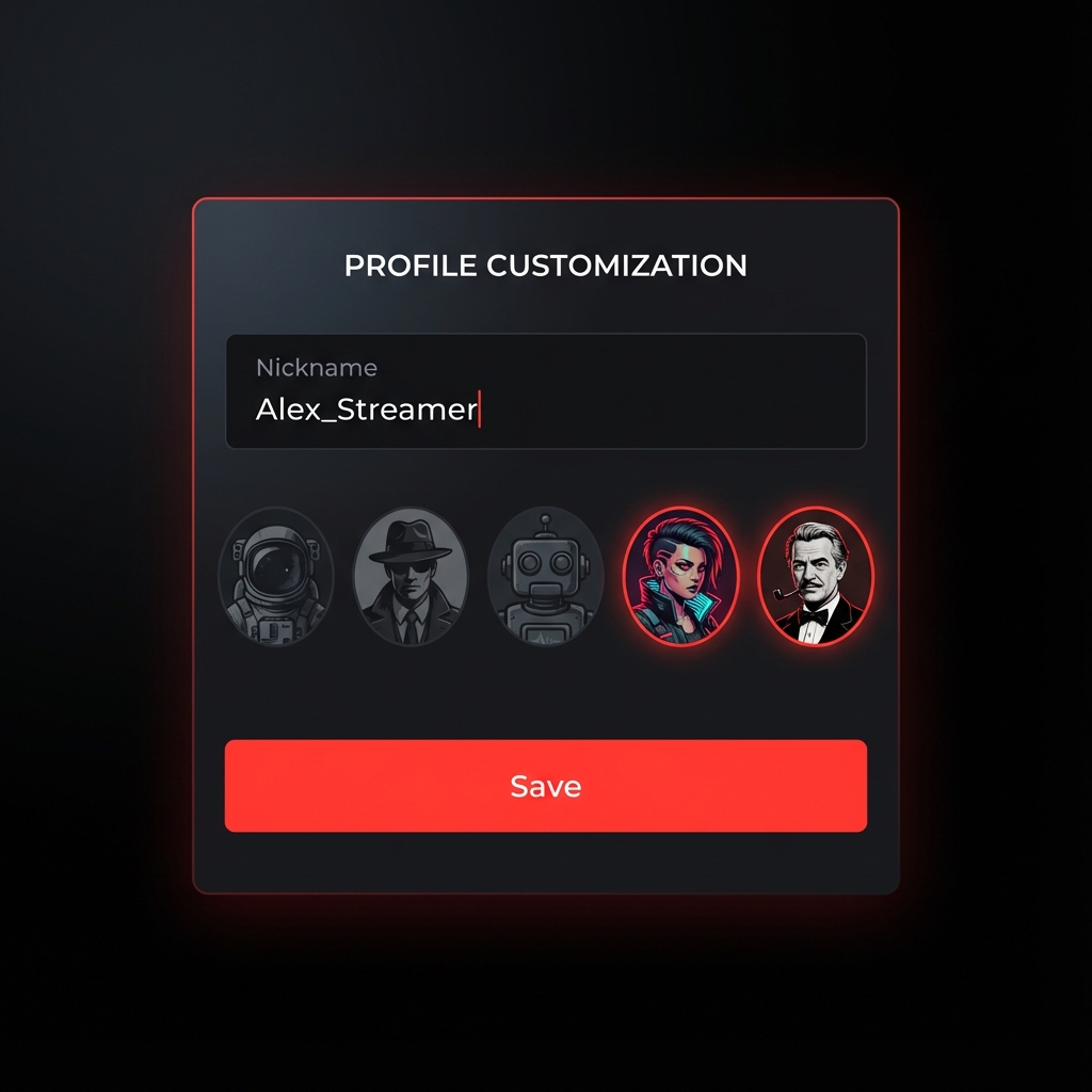 Profile Customization UI